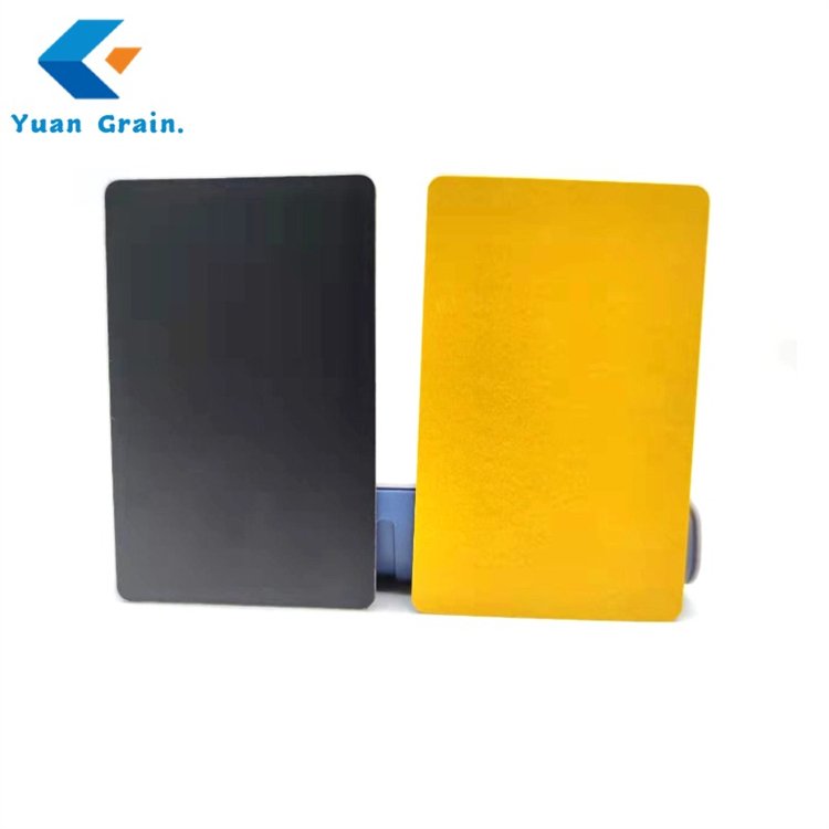 Customized Plain blank matte black NFC smart Card N-TAG213/215 Black PVC NFC/RFID Digital Business Card