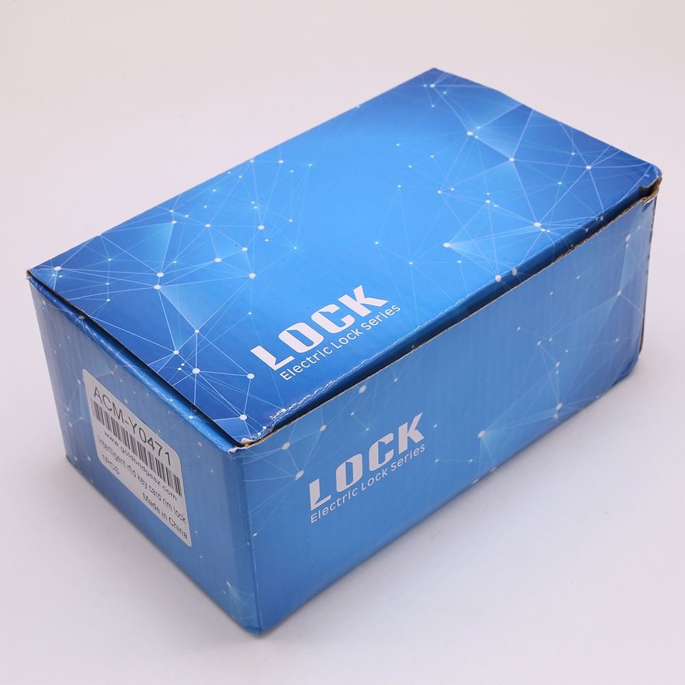 Wholesale Door Locks Set Electric Double Cylinder Metal Access Control System Interlligent Smart Key Card Rim Lock
