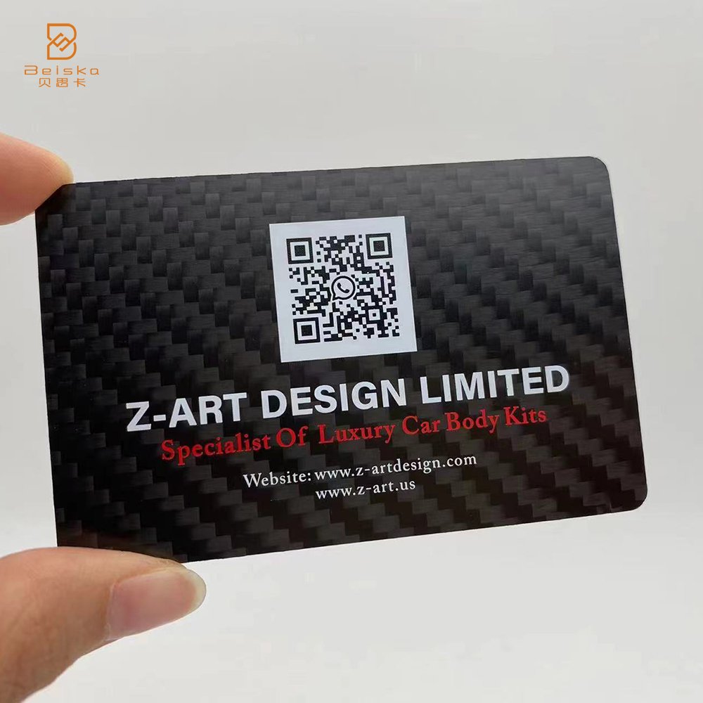High End Customized Printing Access Control Programmable NFC Carbon Fiber Card