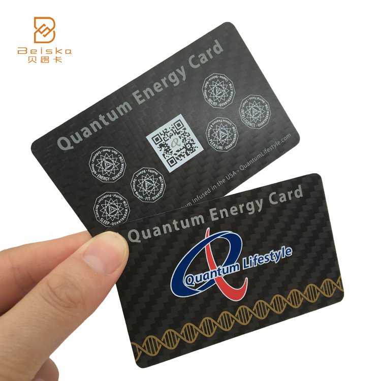 High End Customized Printing Access Control Programmable NFC Carbon Fiber Card