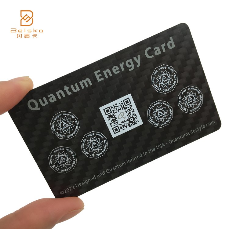 High End Customized Printing Access Control Programmable NFC Carbon Fiber Card