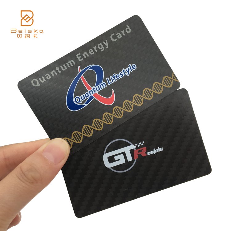 High End Customized Printing Access Control Programmable NFC Carbon Fiber Card