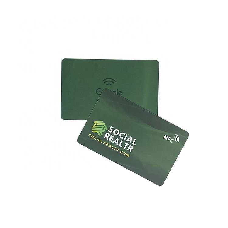 Personalized Smart Social Media NFC 215/ 216 NFC PVC Business Card