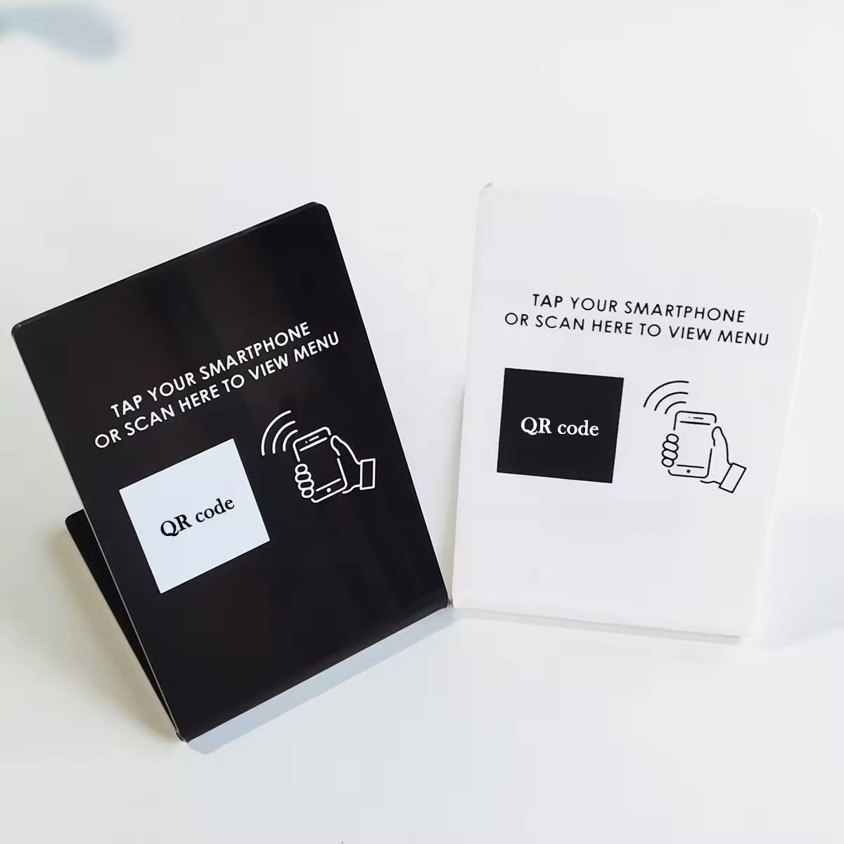 13.56Mhz Programmable Google Reviews NFC Stand Table TAG 213 NFC Google Review Display nfc stand custom