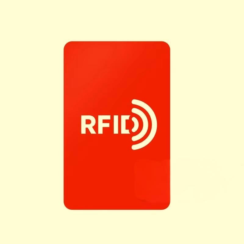 Custom standard size waterproof weatherproof mini tag card Student RFID NFC pvc contactless id Employee door access wholesale
