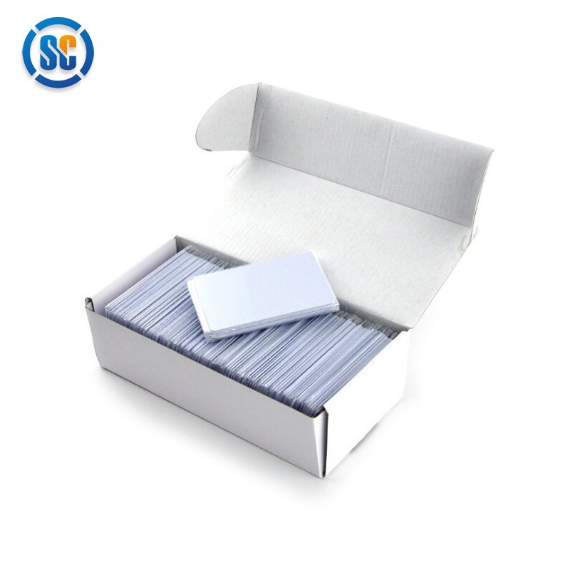 wholesale customization Plastic White Blank Printable PVC Card With Chip Have in Stock for Hotel Key Access Control Card