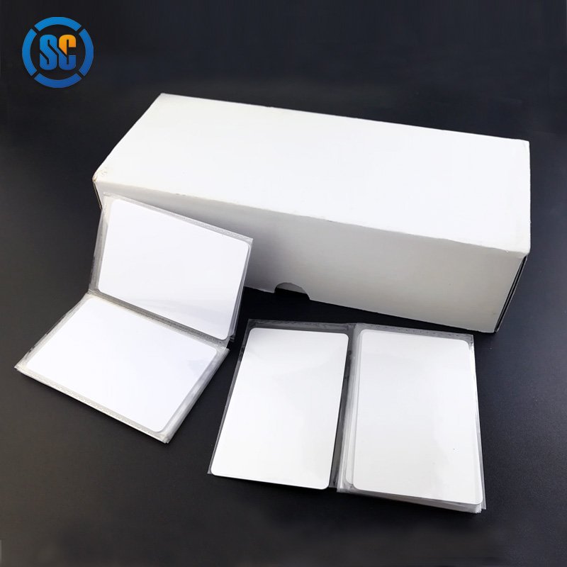wholesale customization Plastic White Blank Printable PVC Card With Chip Have in Stock for Hotel Key Access Control Card