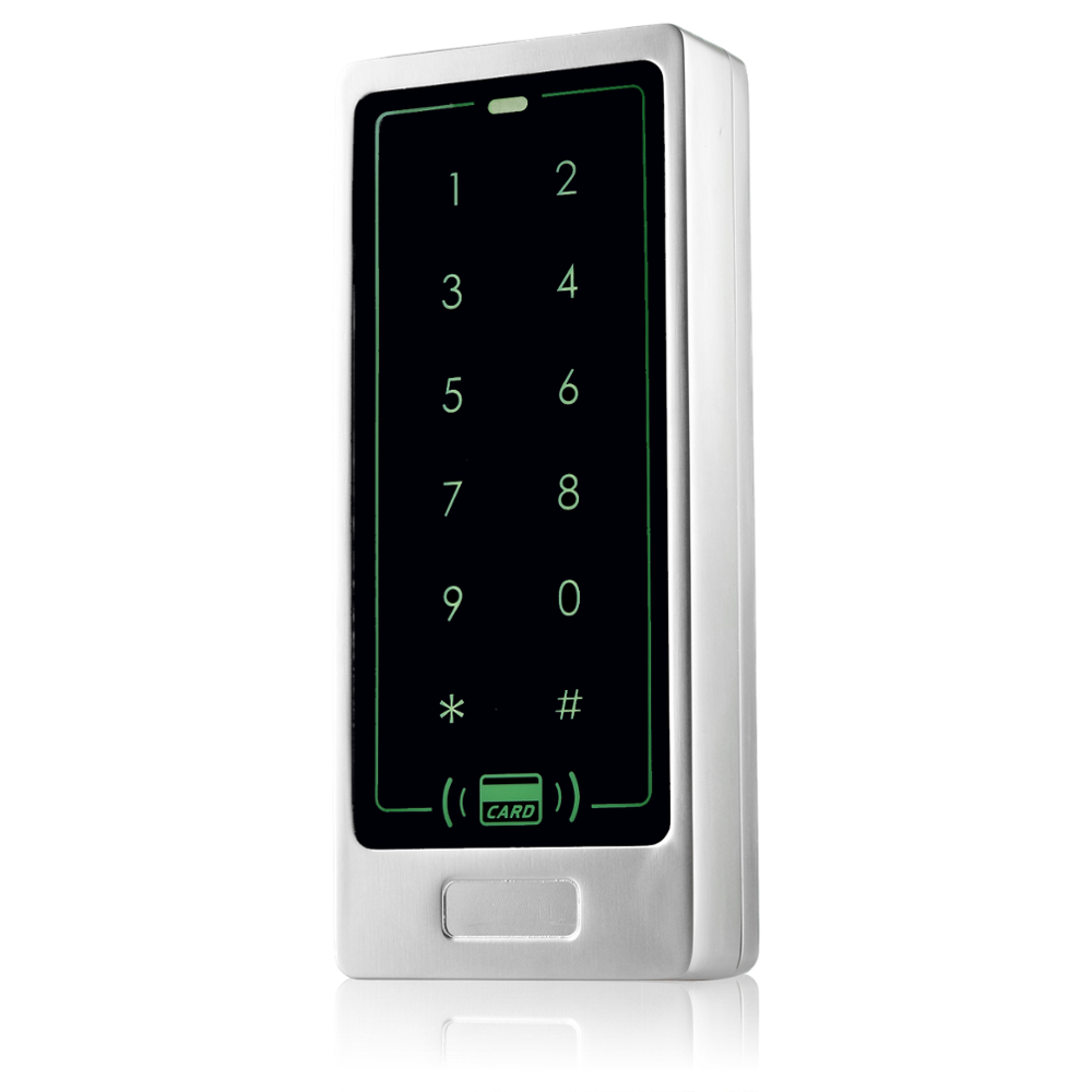 Waterproof Metal Case Touch Keypad Button 125KHz Rfid Card Reader Door Access Control