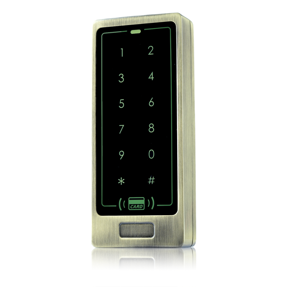 Waterproof Metal Case Touch Keypad Button 125KHz Rfid Card Reader Door Access Control