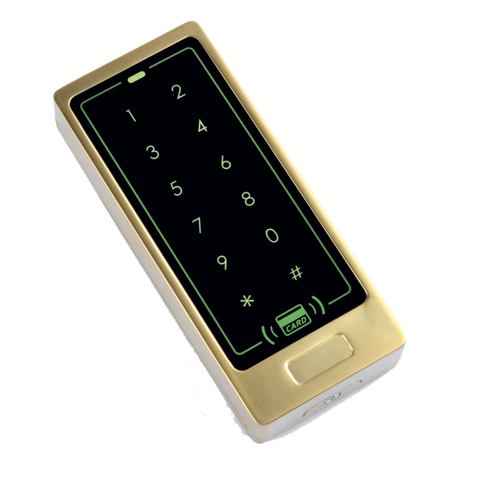 Waterproof Metal Case Touch Keypad Button 125KHz Rfid Card Reader Door Access Control