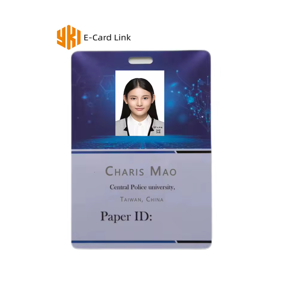 High Quality custom student employee exhibitor card guest invitation vip access control business card