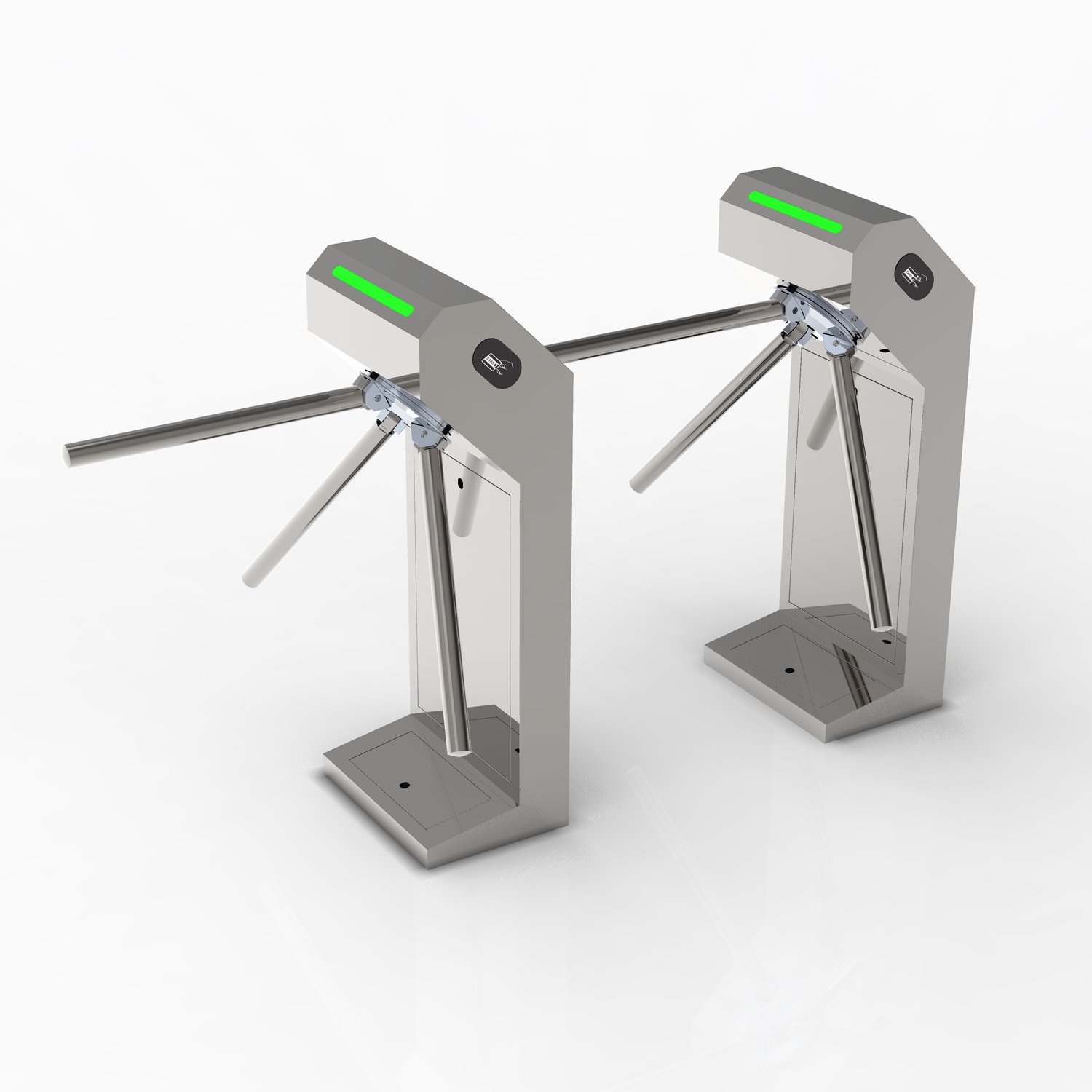Custom stainless steel scenic spot QR code electronic ticketing system Fingerprint swipe face recognition access turnstile gate