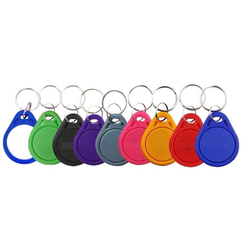 RFID 125Khz TK4100 Chip Waterproof ISO14443A keyfob Keycard ID EM 125khz Or IC 13.56mhz Keytags For Access Control