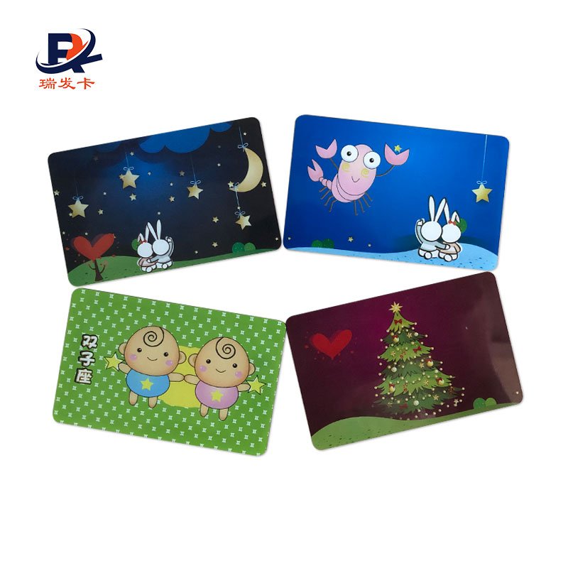Access Control Systems NFC CMYK Printing card Smart With LED light