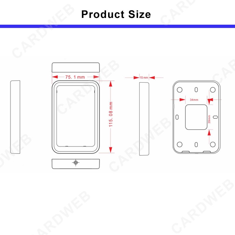 Cloud Data WiFi TCP/IP RFID QR Code Bar QR Code Remote Door Access controller Display Screen QR NFC Reader