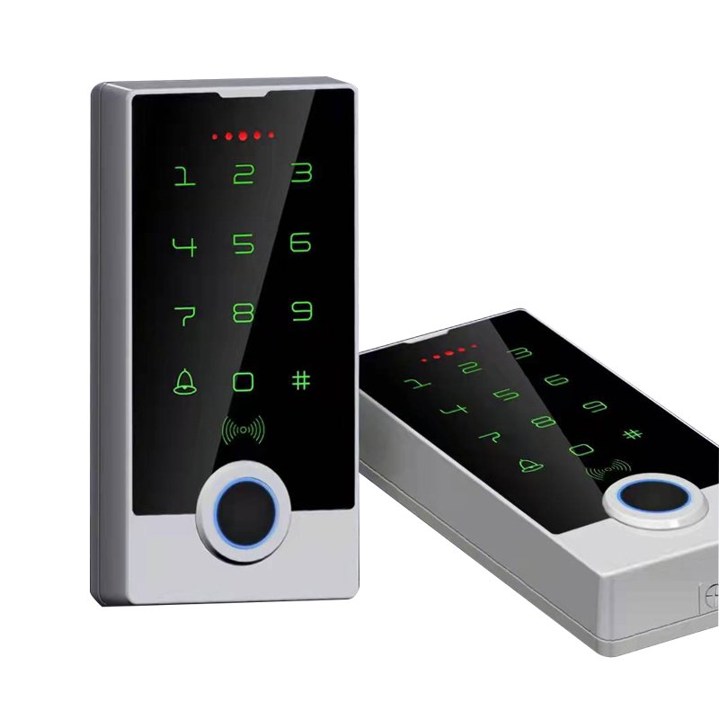 Goldbridge Fingerprint Touch-Screen Standalone Keypad controller with 10,000 users and DC 12-24V Wiegand 26 Output