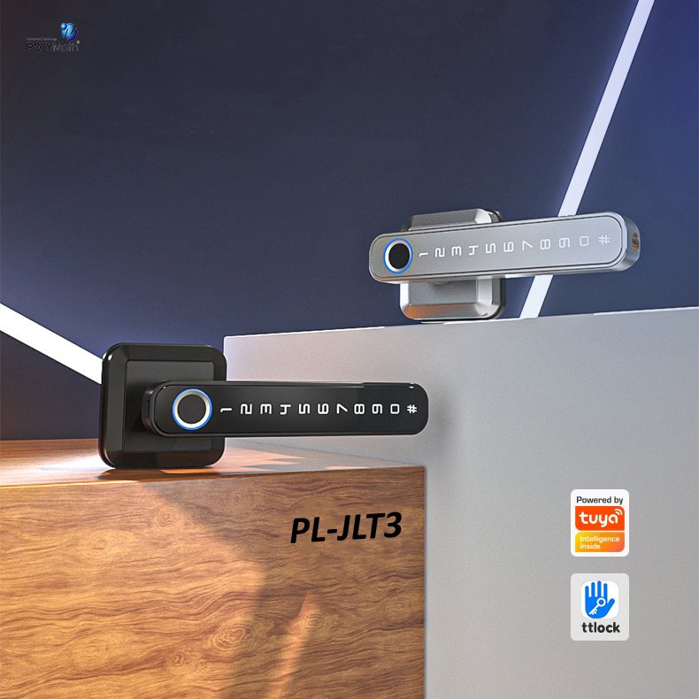 High Security Anti Theft Smart Lock Door Thumbprint Biometric Intelligent Electronic Fingerprint Wifi Ttlock Tuya Door Lock