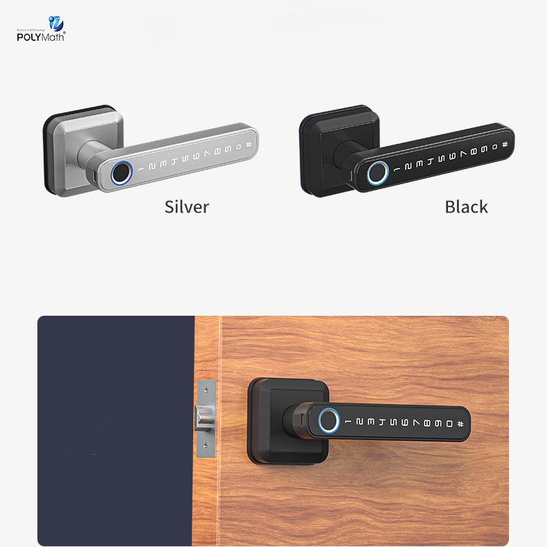 High Security Anti Theft Smart Lock Door Thumbprint Biometric Intelligent Electronic Fingerprint Wifi Ttlock Tuya Door Lock