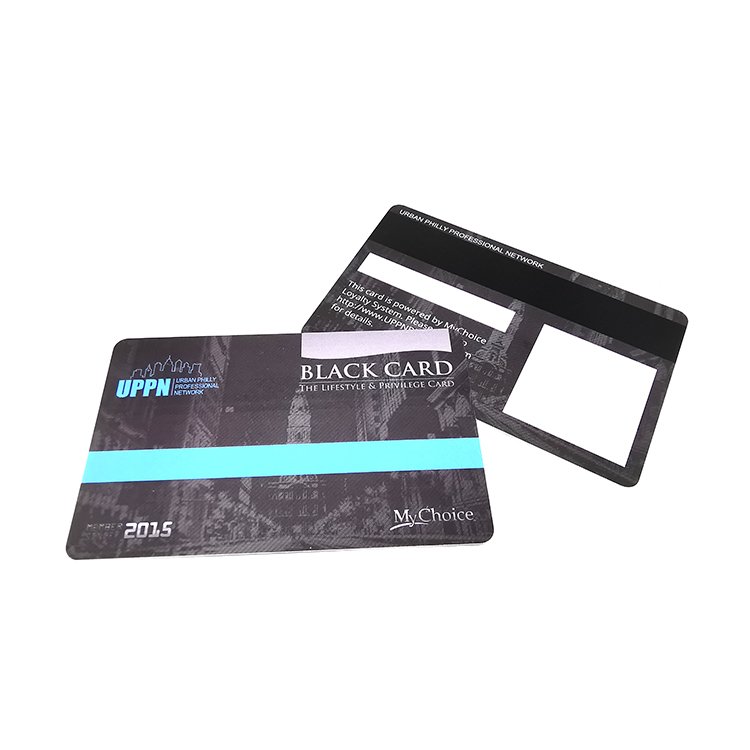 Personalized Custom Plastic Gift Card NFC/RFID 13.56MHz Signature Panel Magnetic Stripes Discount Gift Card Card Cover