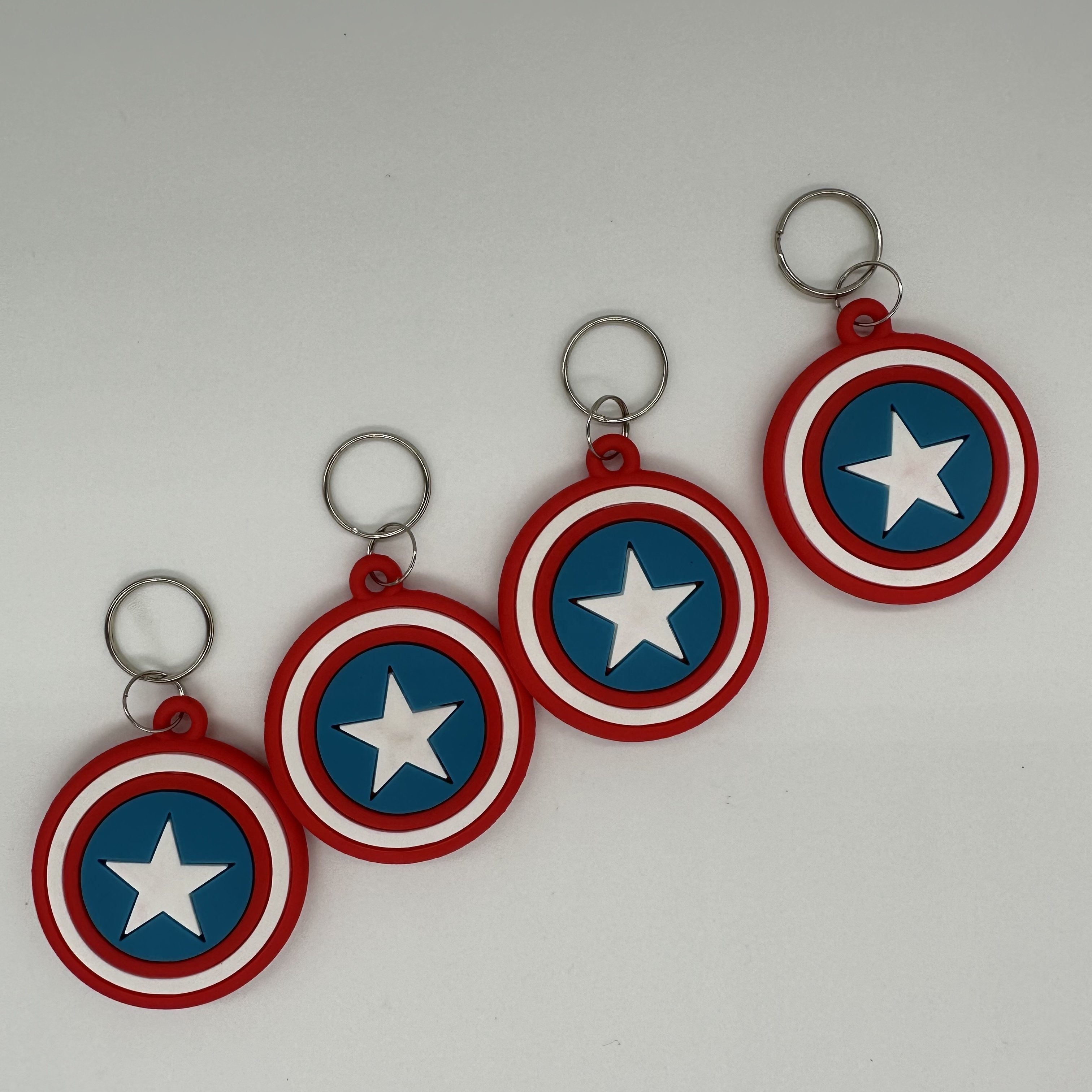 Customized U.S. Logo Waterproof NFC Key Chains Silica Rings Key Holder Access Control Cards