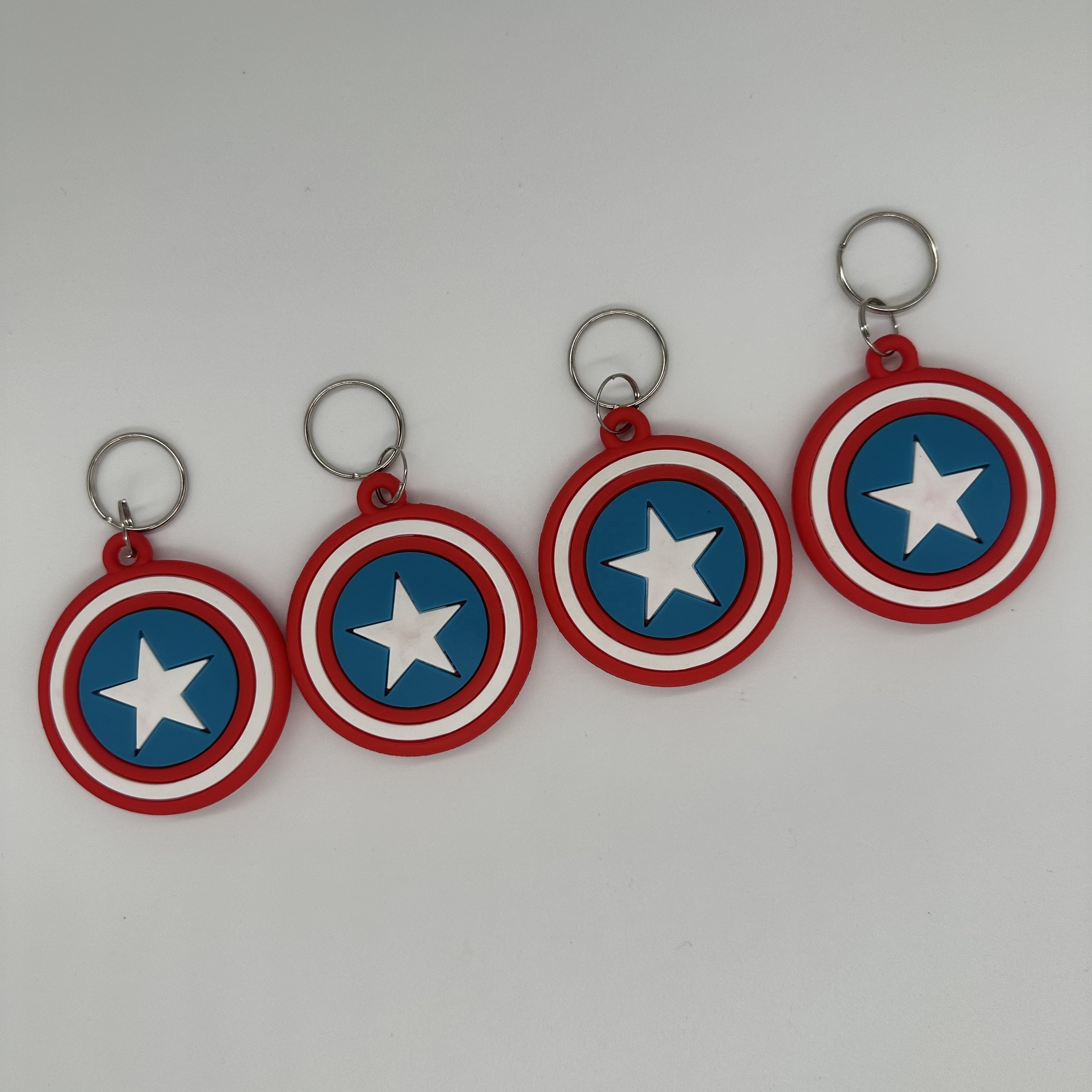 Customized U.S. Logo Waterproof NFC Key Chains Silica Rings Key Holder Access Control Cards