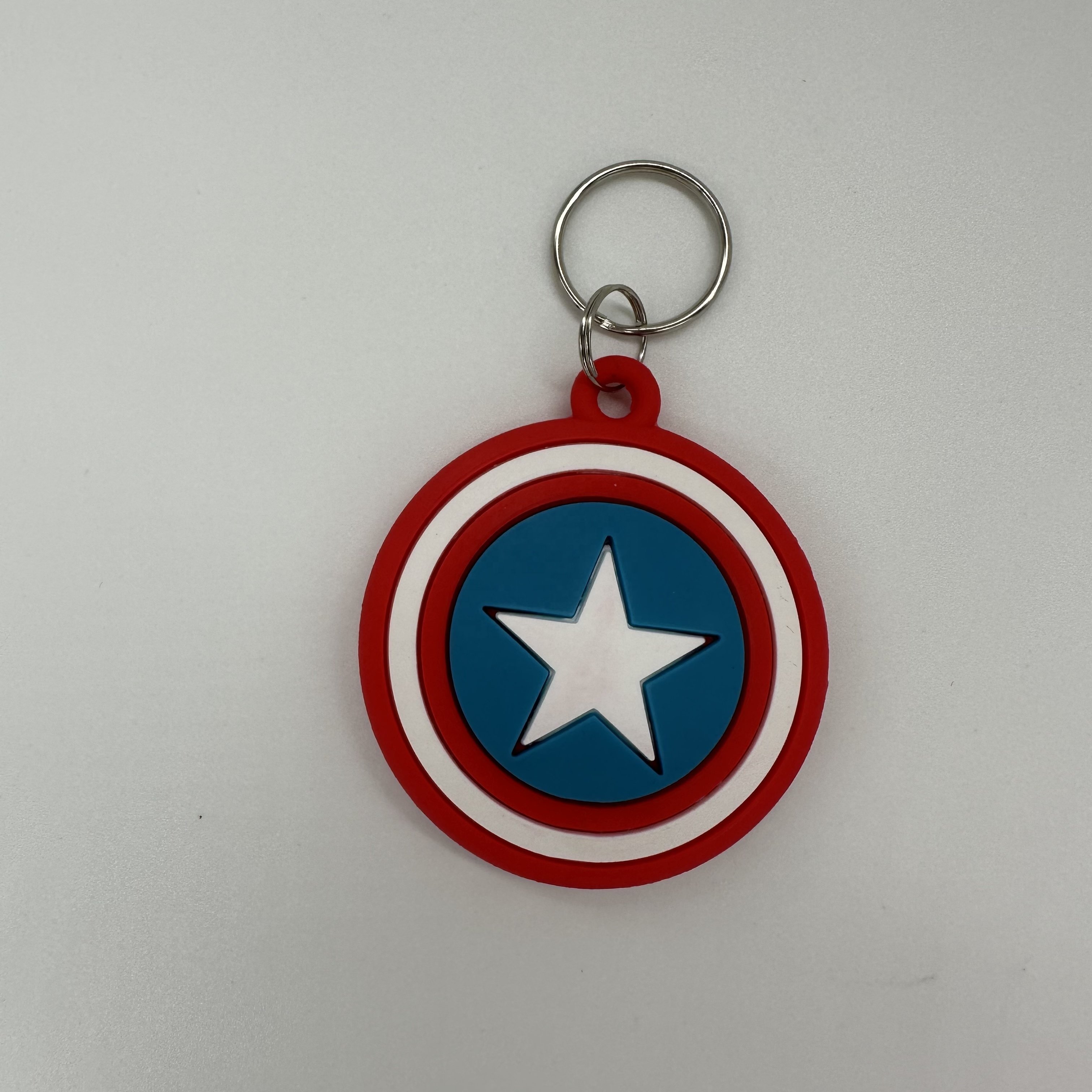 Customized U.S. Logo Waterproof NFC Key Chains Silica Rings Key Holder Access Control Cards