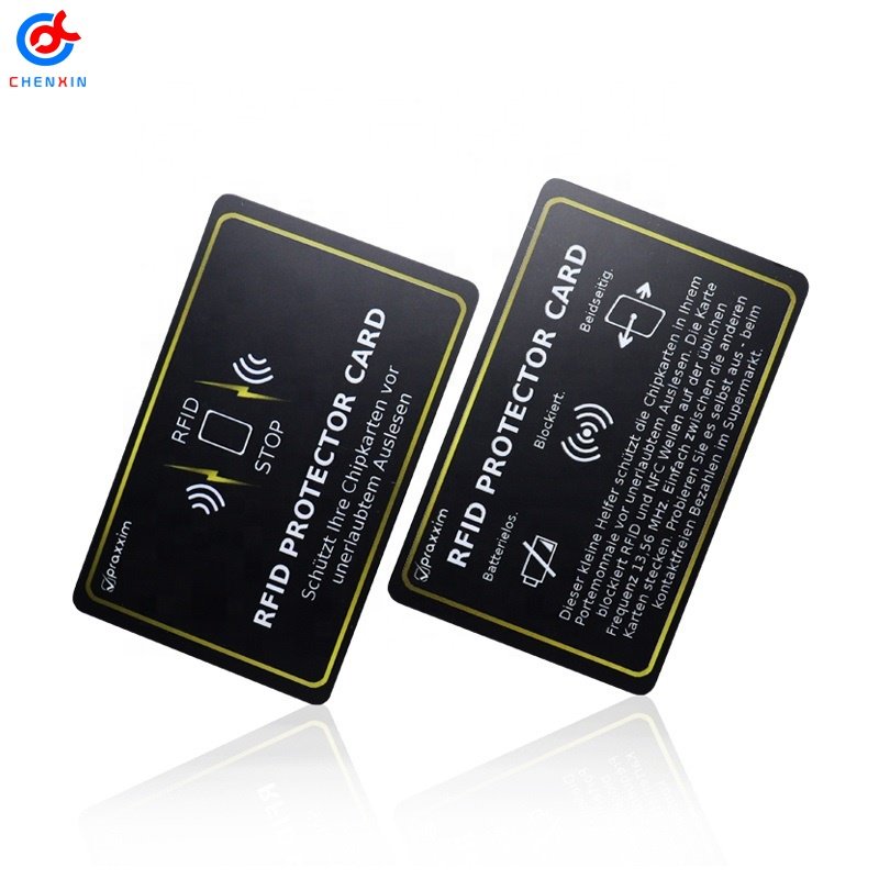Custom Rfid electronic block protection card, used to block credit card
