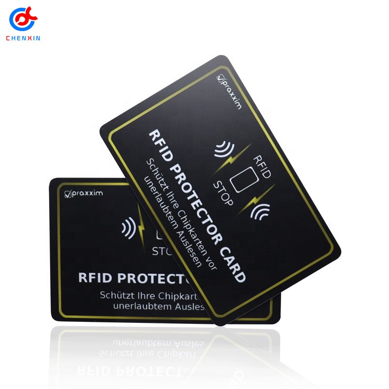Custom Rfid electronic block protection card, used to block credit card