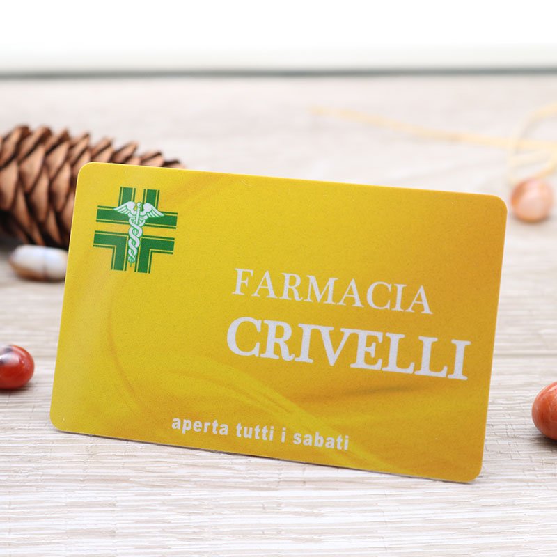Magnetic Transparent Printable Customized Printing Business ID Card White Plain PVC Plastic Card