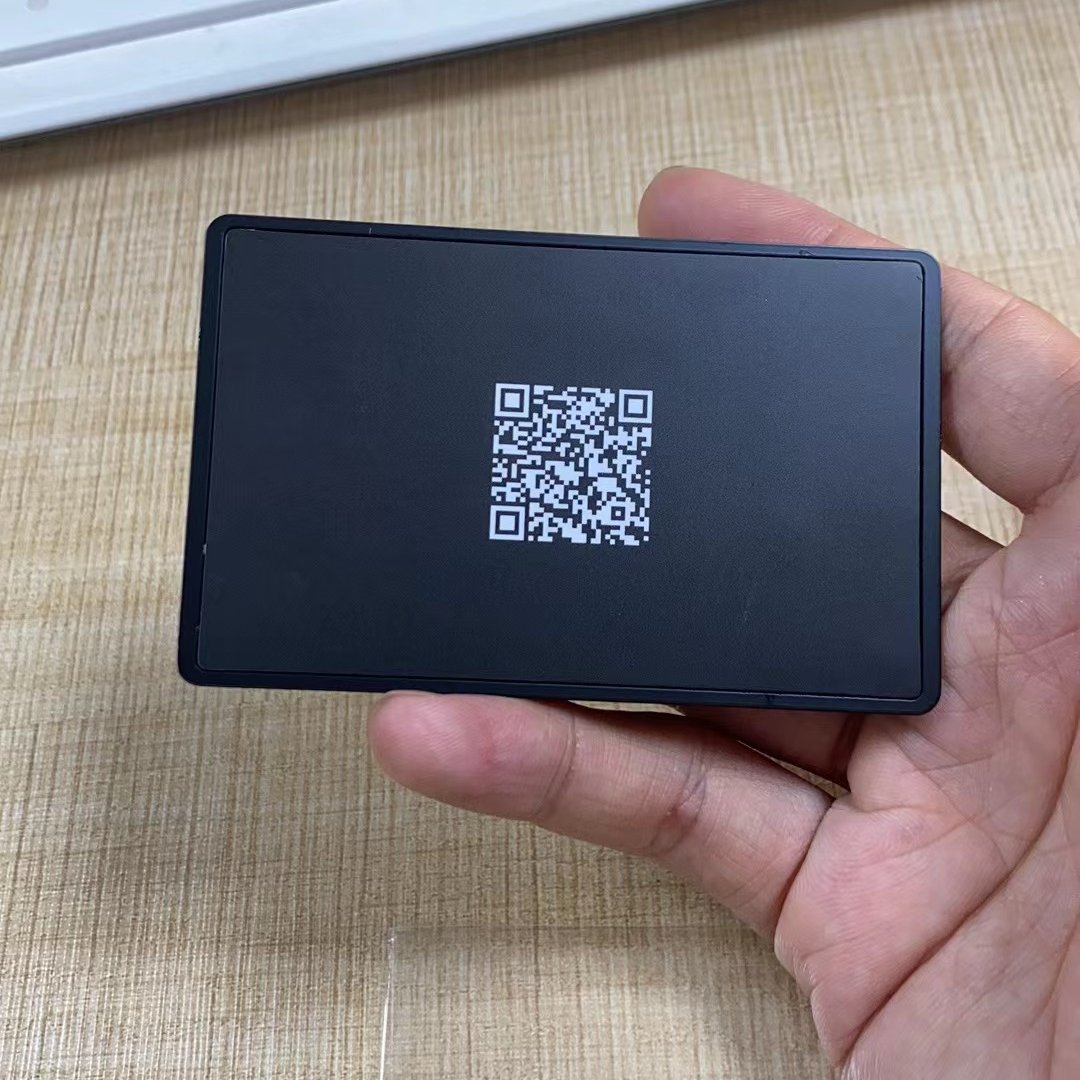 custom print Tap to go NFC Chip Black / Gold / Silver /white color NFC Metal Business Card for social media sharing
