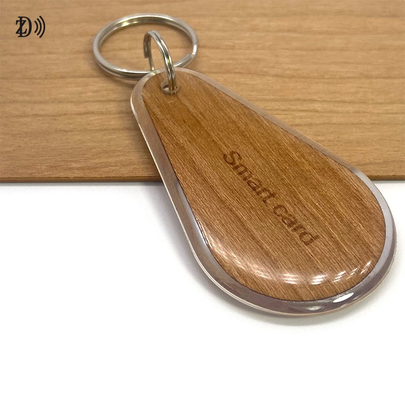 Factory Price NTAG 213 RFID Epoxy wooden card 13.56MHz RFID Access Control Tag