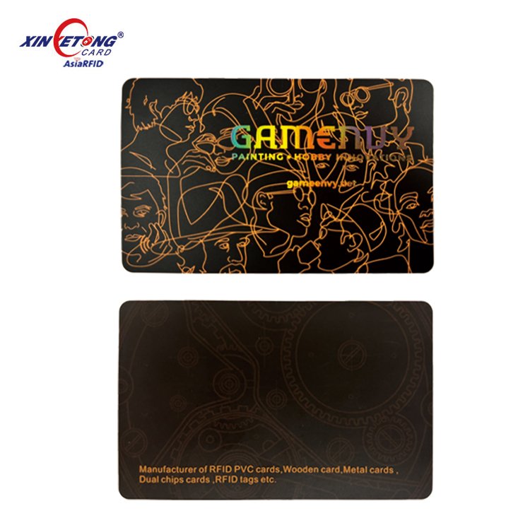 Holographic Medical Laser PVC RFID Card Hologram stamping Plastic RFID Card