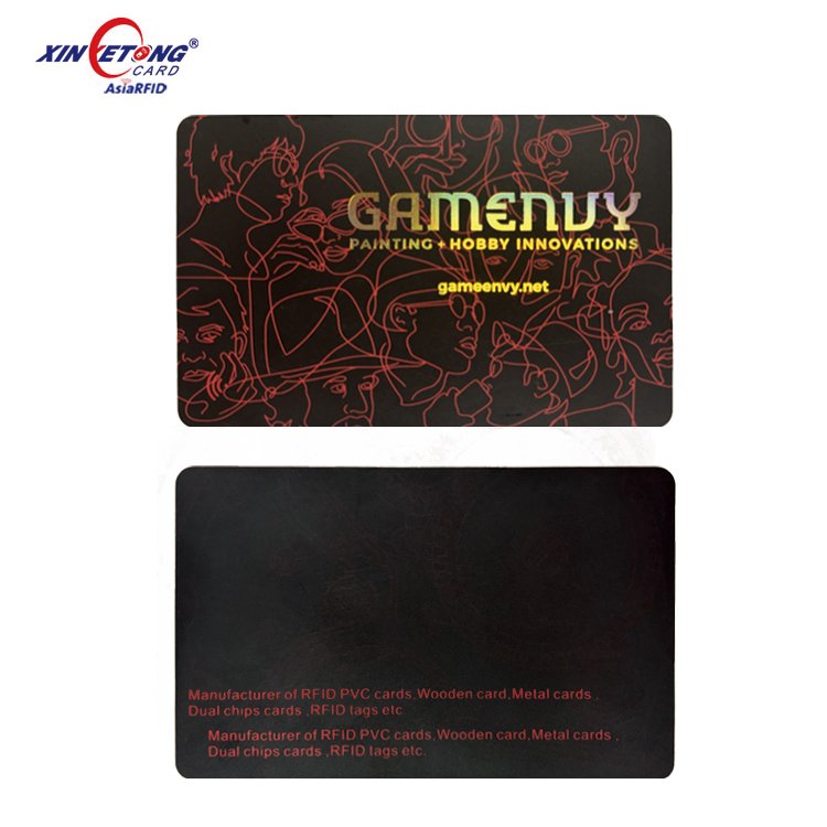 Holographic Medical Laser PVC RFID Card Hologram stamping Plastic RFID Card