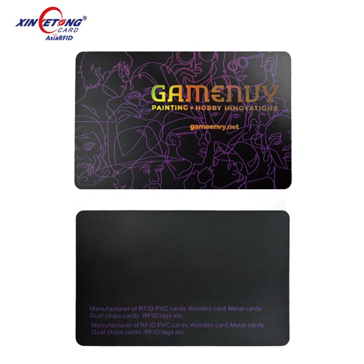 Holographic Medical Laser PVC RFID Card Hologram stamping Plastic RFID Card