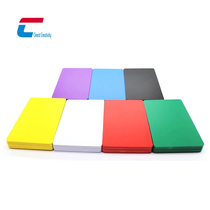 Factory Plastic PVC Color NFC Smart Business Card NTAG 213 NTAG 215 NFC Colored Cards