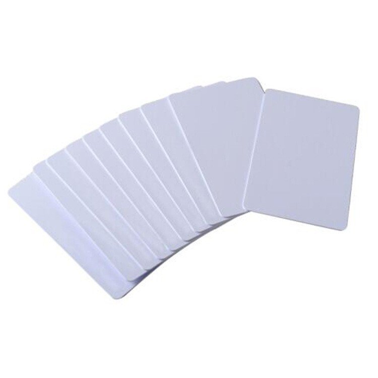 RFID Card ISO18000-6CUHF 860-914MHz chip blank inkjet white PVC card UHF white card