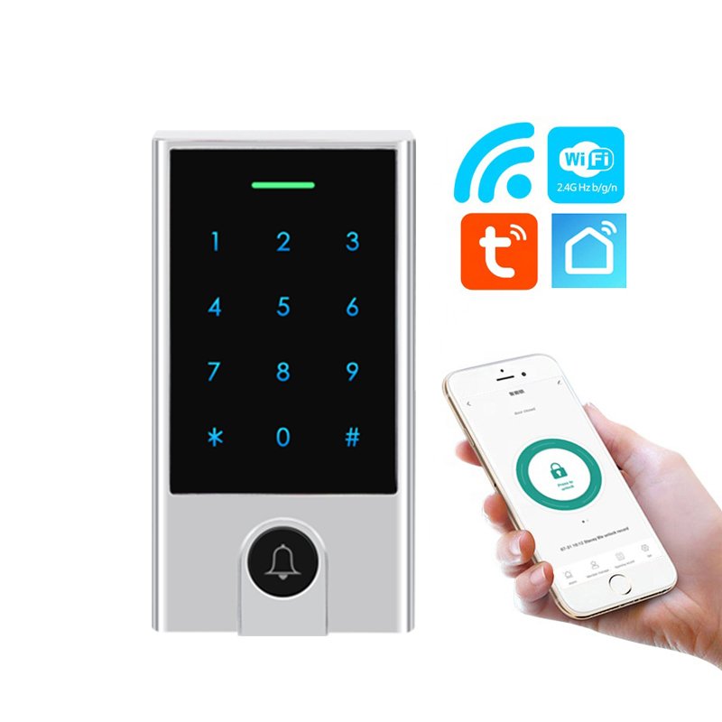 10,000 Users WiFi Tuya App Smart Door Lock IC /ID Card Reader smart lock Keypad Waterproof Door Access Control System