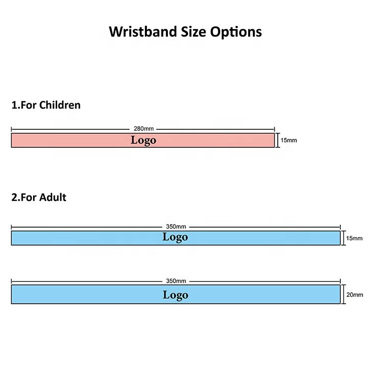 Polyester Wrist Strap With RFID PVC Card Festival Access Control System Thermal Transfer NFC Wristband