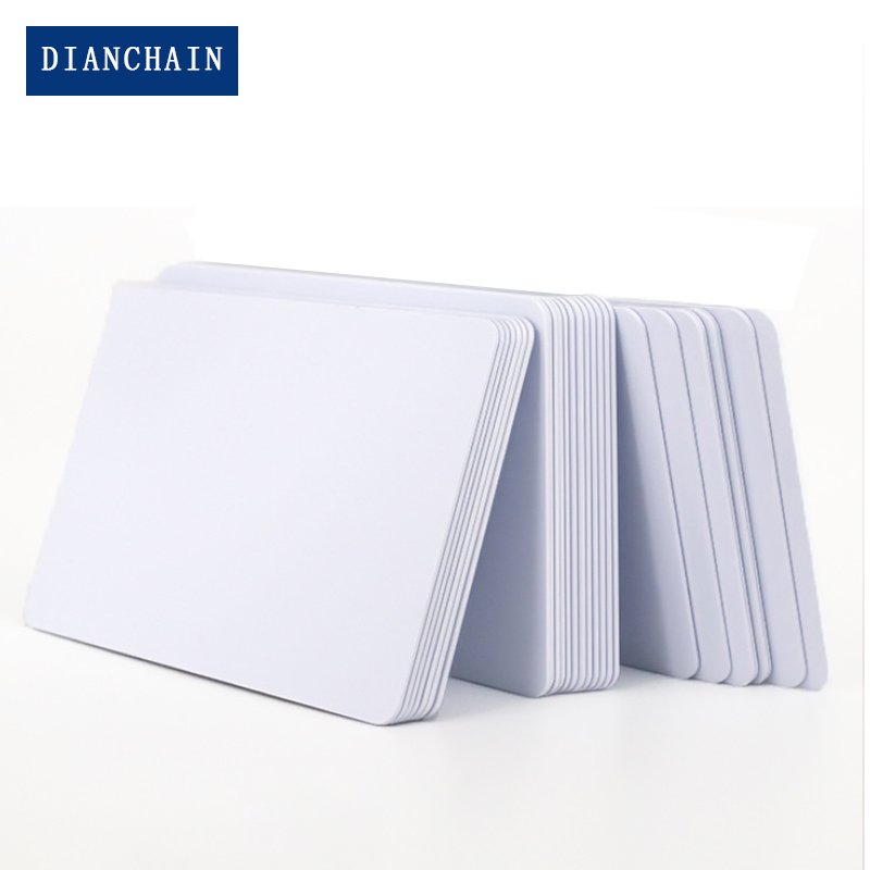 RFID Campus Smart Card Access Control Attendance Elevator Card PVC White Card