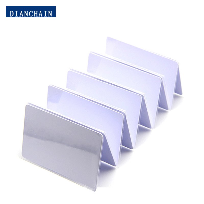 RFID Campus Smart Card Access Control Attendance Elevator Card PVC White Card