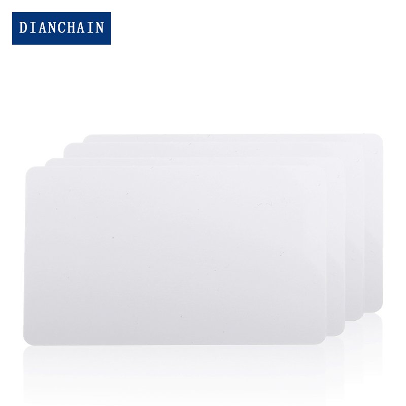 RFID Campus Smart Card Access Control Attendance Elevator Card PVC White Card