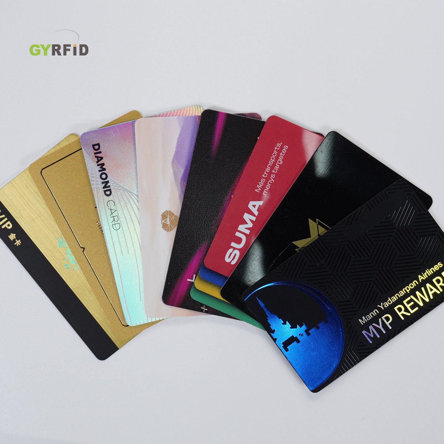 Luxury Custom Pvc Card 13.56mhz Nfc 213 215 Smart Card Digital Rfid Business Card Nfc Chip