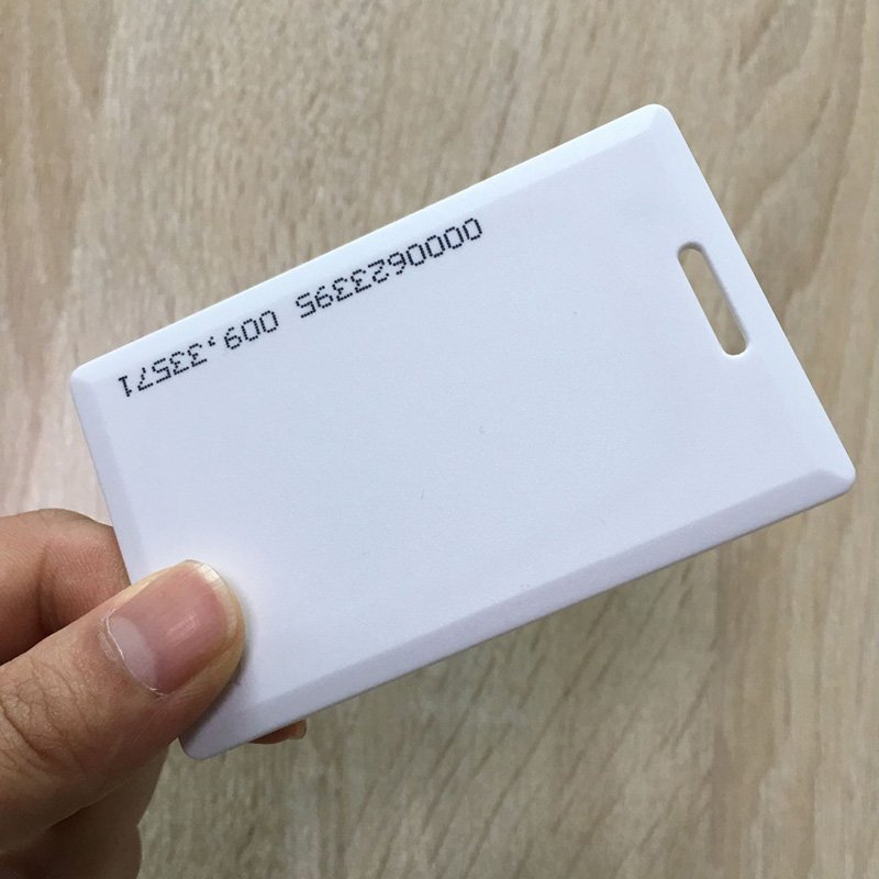 Programmed 125khz rfid proximity T5577 clamshell card H10301 format clone card for HID reader