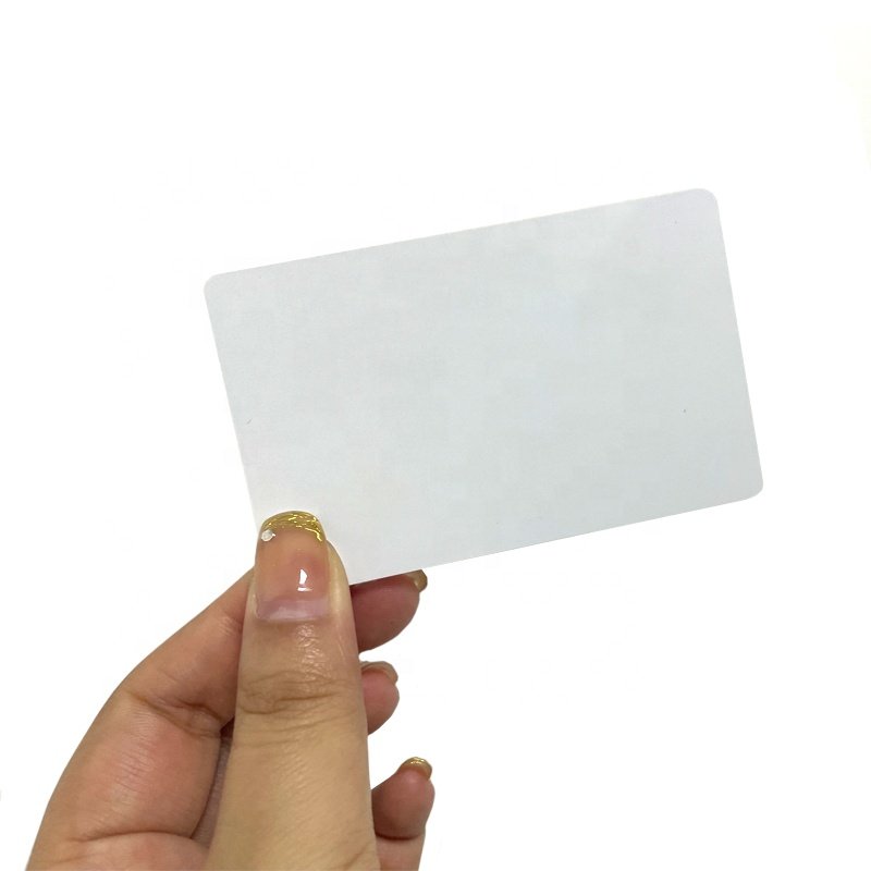 RFID 13.56mhz ISO15693 512bit 2048bit smart access control business cards white blank pvc ID card with chip for printing