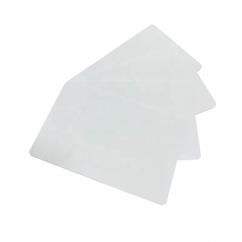 RFID 13.56mhz ISO15693 512bit 2048bit smart access control business cards white blank pvc ID card with chip for printing