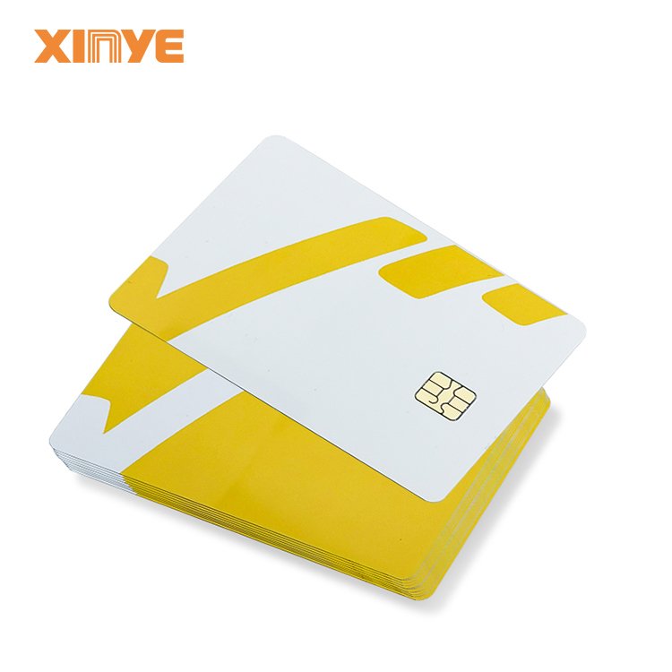 Popular RFID contact IC cards AT24C01/C02/C16/C24/C64 chip PVC blank smart ID card