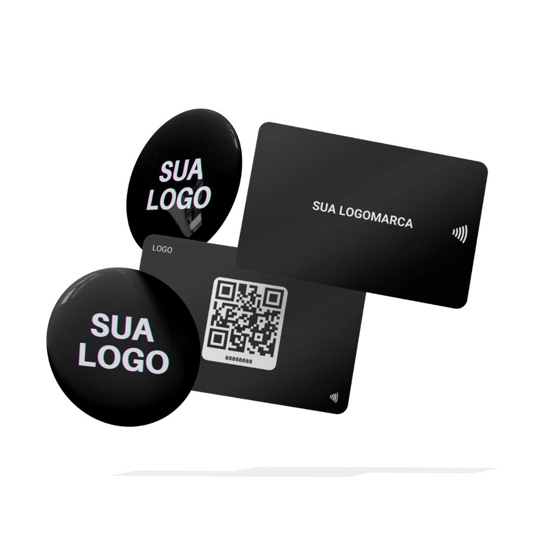 Black Proximity Custom Printing NFC VIP Card For Beauty Salon Card