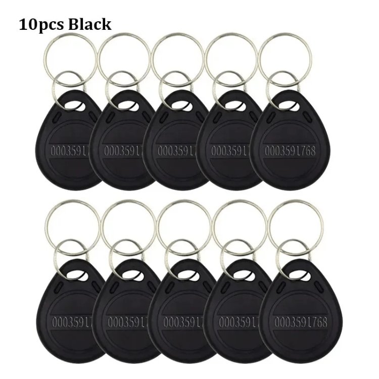 125KHz RFID Card TK4100 EM4100 Proximity Keyfobs Smart Secure Door Entry Access Control ID Keychain Token Tag