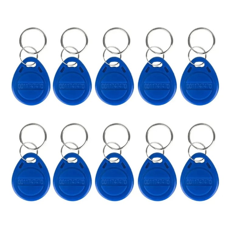 125KHz RFID Card TK4100 EM4100 Proximity Keyfobs Smart Secure Door Entry Access Control ID Keychain Token Tag
