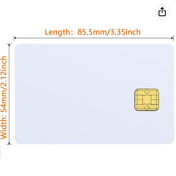 Jcop4 P71 J3R150 J3R180 Contactless JAVA Card PVC blank Smart Payment Duel Interface Java card